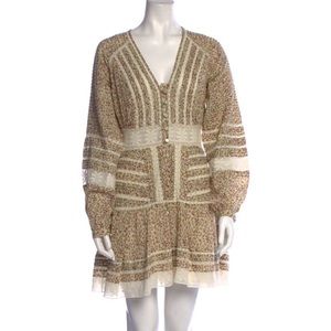 Veronica beard floral mini dress